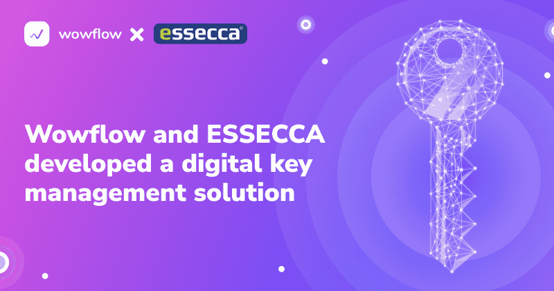 The discussion about digital key management continues: ESSECCA and Wowflow developed a solution for BUWOG